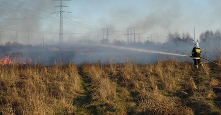Wiosna trwa dopiero kilka dni. A strażacy już walczą z pożarami traw