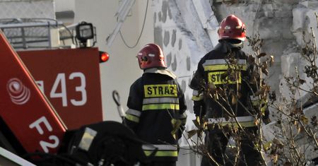Tragedia w Kcyni. Ściana runęła na ludzi
