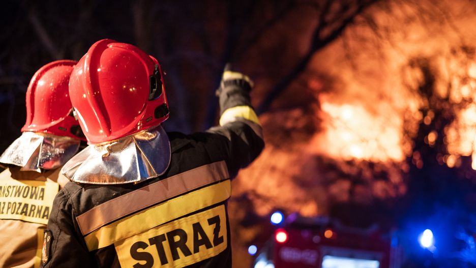 Pożar w Rudzie Śląskiej