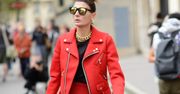 STREET STYLE: Total look! Giovanna Battaglia w hipnotyzującej czerwieni