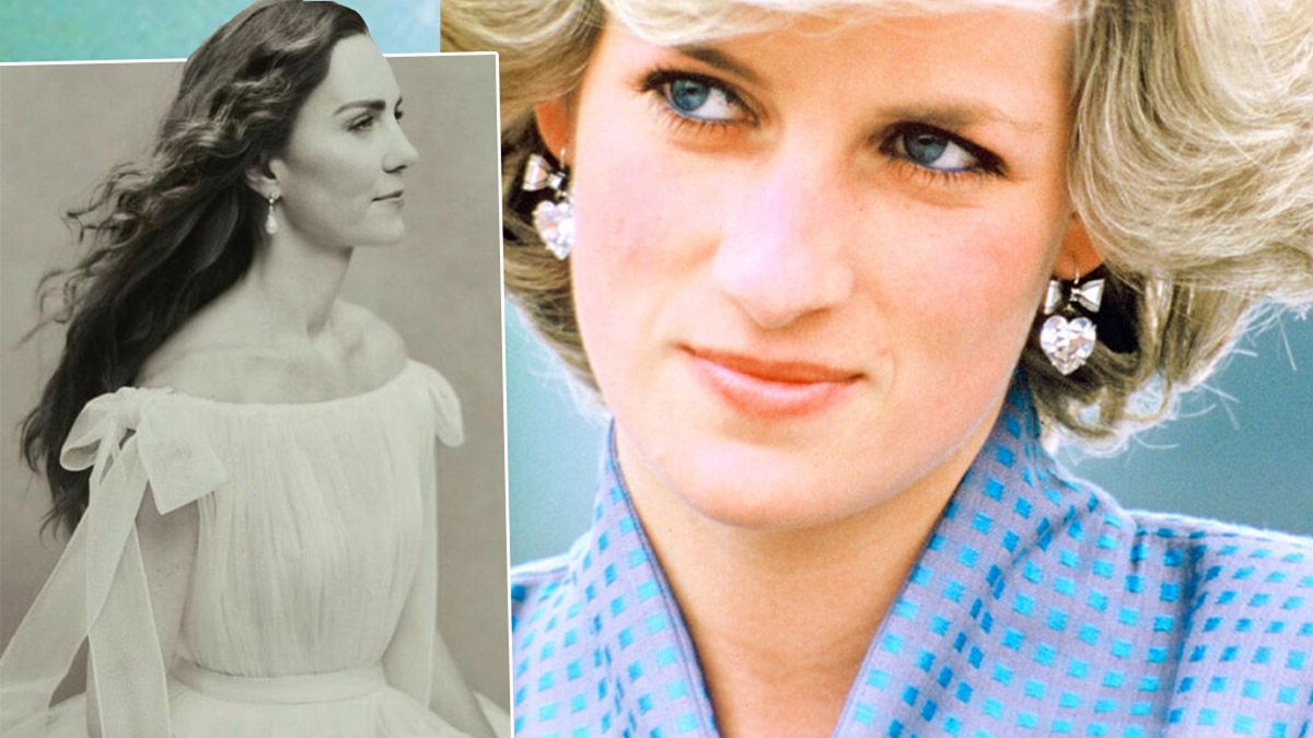 Księżna Kate i księżna Diana