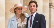Księżniczka Beatrycze i Edoardo Mapelli Mozzi. Para pojawiła się ślubie francuskiego arystokraty