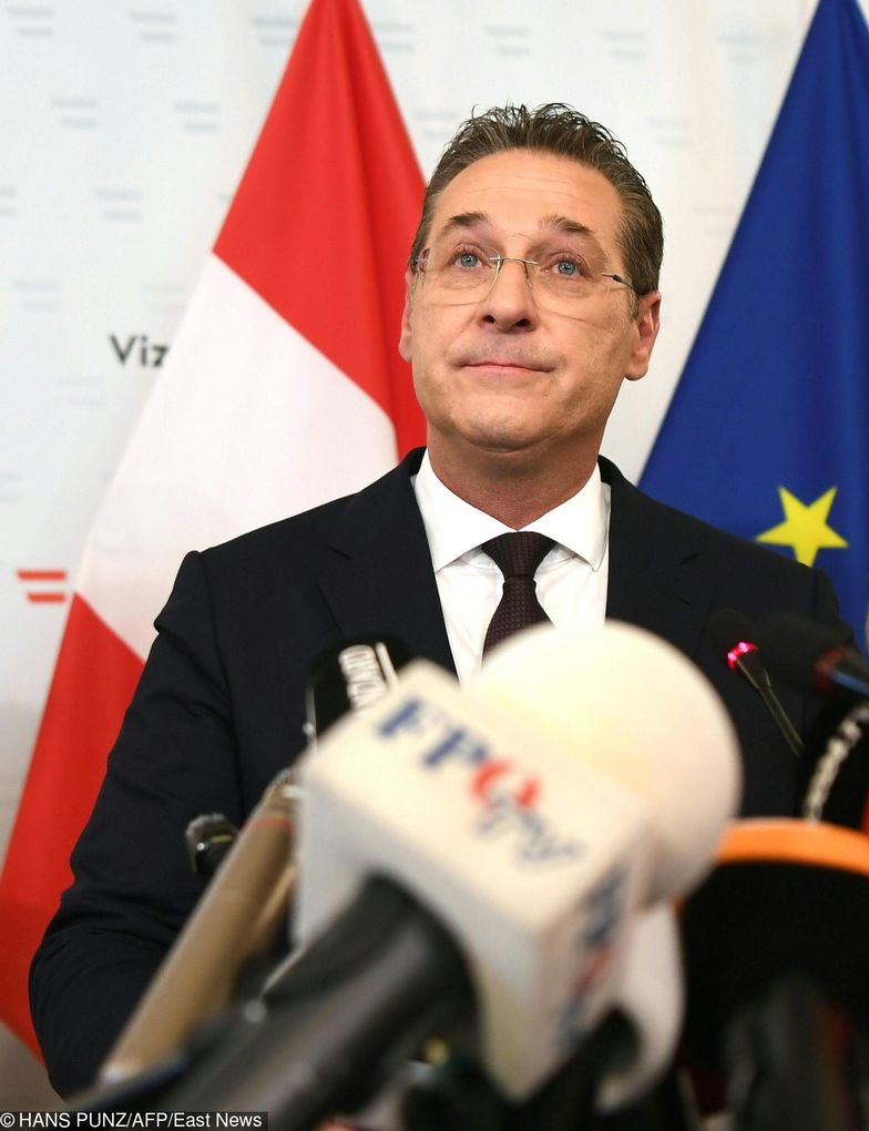 Wicekanclerz Austrii Heinz-Christian Strache podał się do dymisji