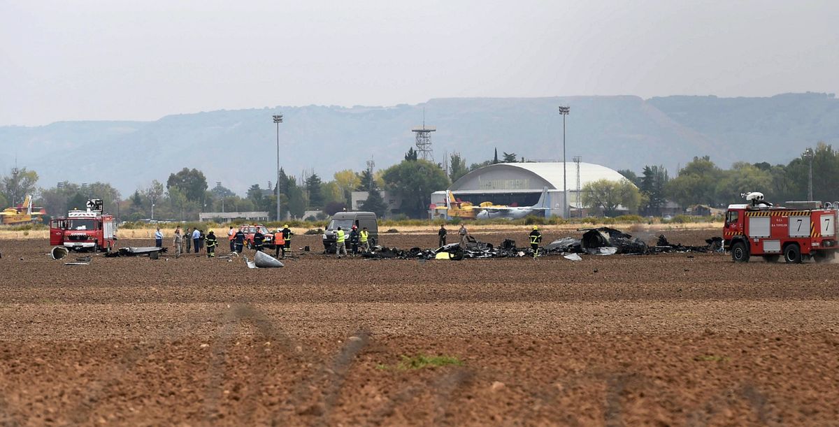 Katastrofa F/A-18 koło Madrytu. Nie żyje pilot
