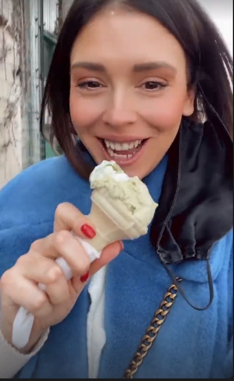 Klaudia Halejcio - co je w ciąży