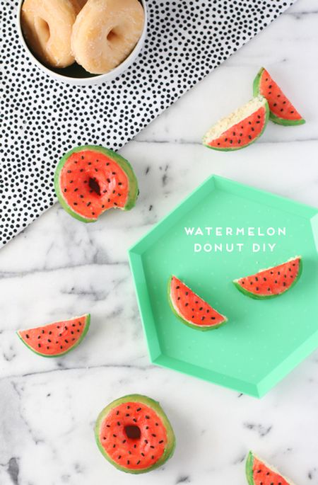 Watermelon Donuts