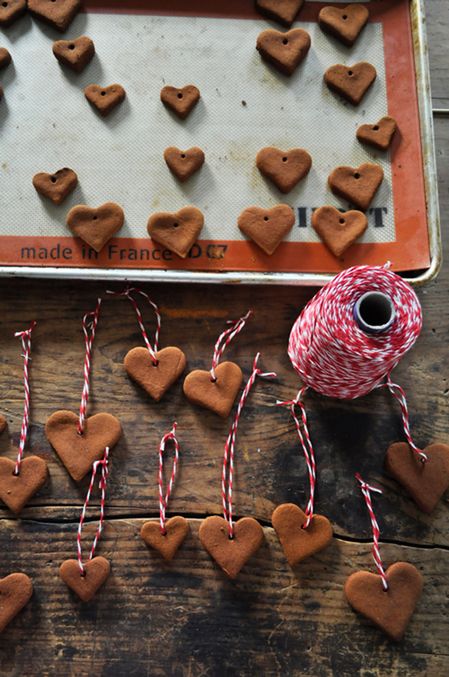 Cinnamon Heart Ornaments