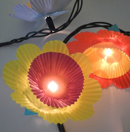 Cupcake Flower Lights