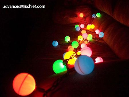 Ping Pong Ball Lights