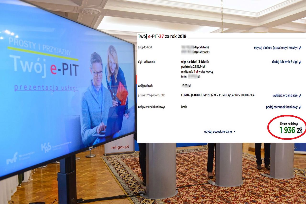 PIT 2018. Kiedy wy spaliście, ja stałem się bogatszy o 1936 zł. Jak? Dzięki e-PIT