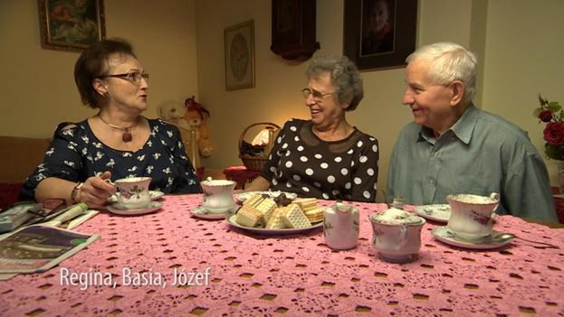 Pani Basia w programie "Gogglebox. Przed telewizorem".