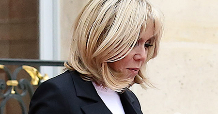 Brigitte Macron zalana łzami na pogrzebie. W takim stanie świat jeszcze jej nie widział!