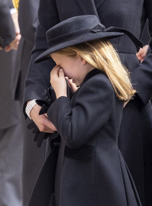 Charlotte na pogrzebie Elżbiety II