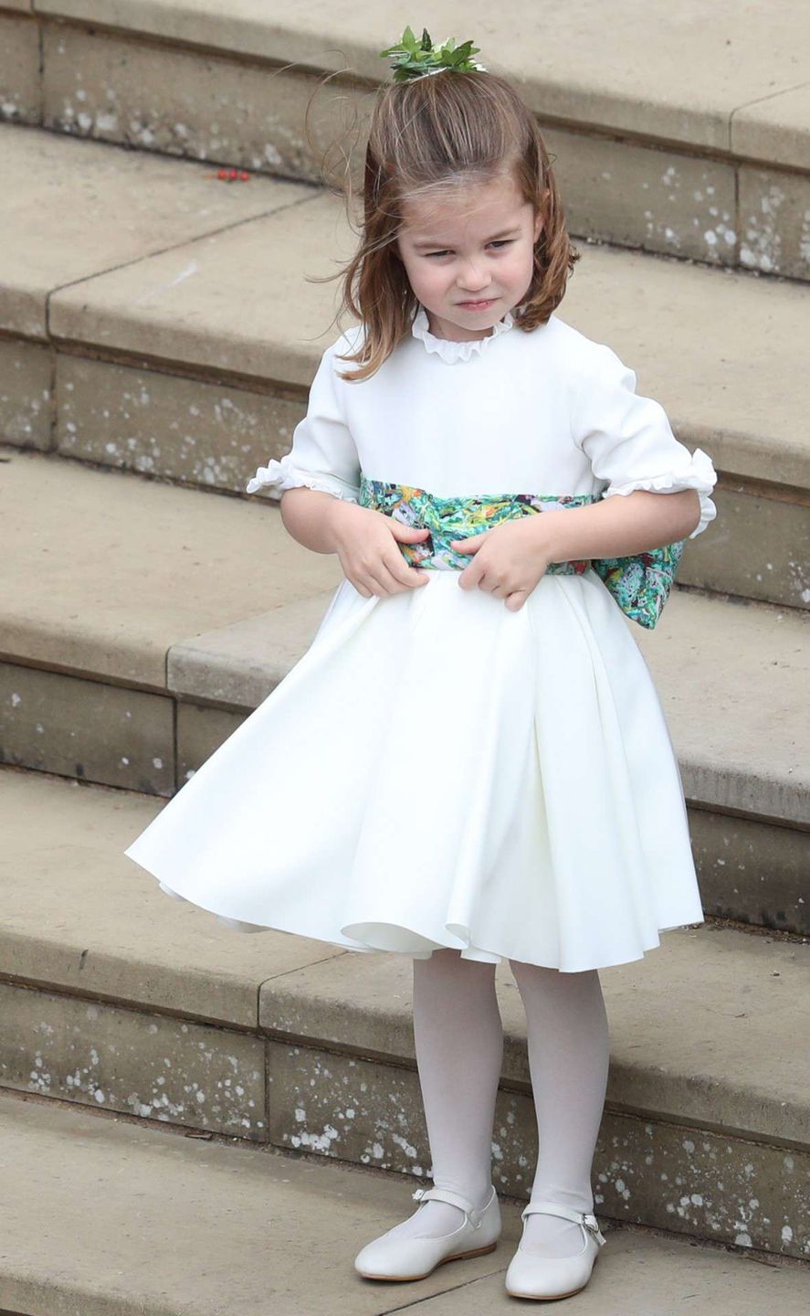 Księżniczka Charlotte na ślubie księżniczki Eugenii
