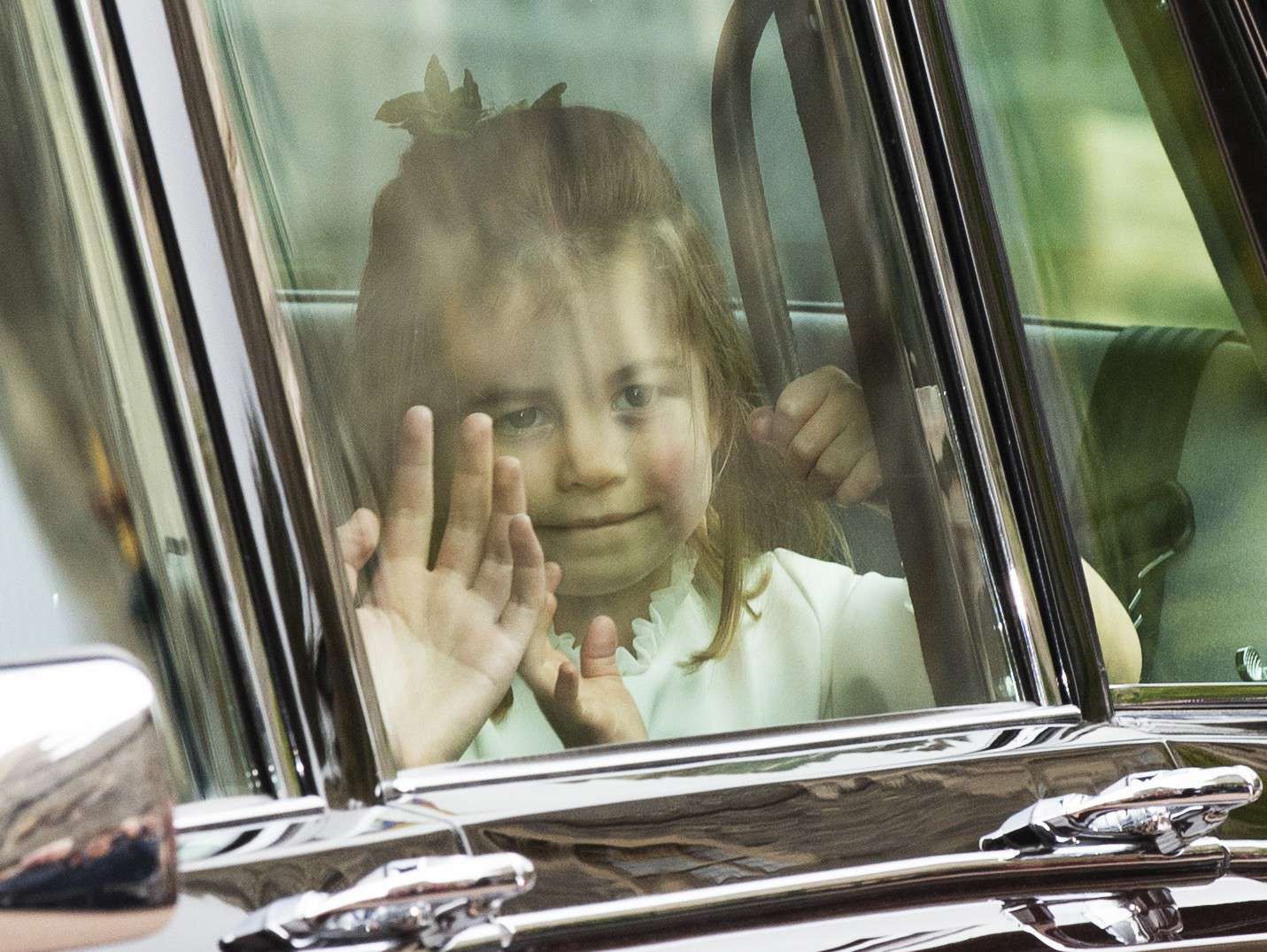 Księżniczka Charlotte na ślubie księżniczki Eugenii