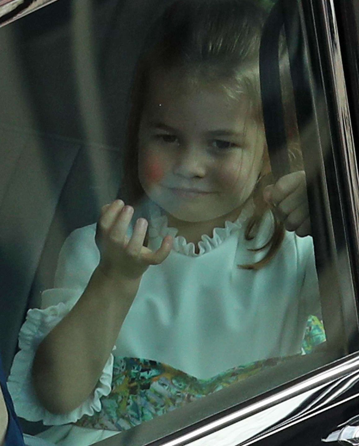 Księżniczka Charlotte na ślubie księżniczki Eugenii