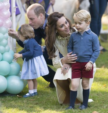 Księżna Kate i książę George