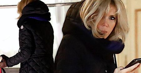 Brigitte Macron wpadła jak śliwka w kompot pod samym Pałacem Elizejskim! Chyba myślała, że nikt tego nie zauważy!
