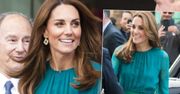 Księżna Kate w zjawiskowej, turkusowej sukni. Kreacja pokazała prawdę o kolejnej ciąży