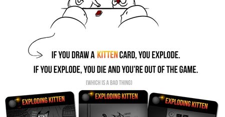 Bardzo dużo ludzi lubi koty, eksplozje i śmiercionośne owłosienie na plecach - Exploding Kittens bije rekord Kickstartera
