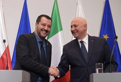 Matteo Salvini po spotkaniu z Kaczyńskim. "Jestem tu, by ratować Europę"