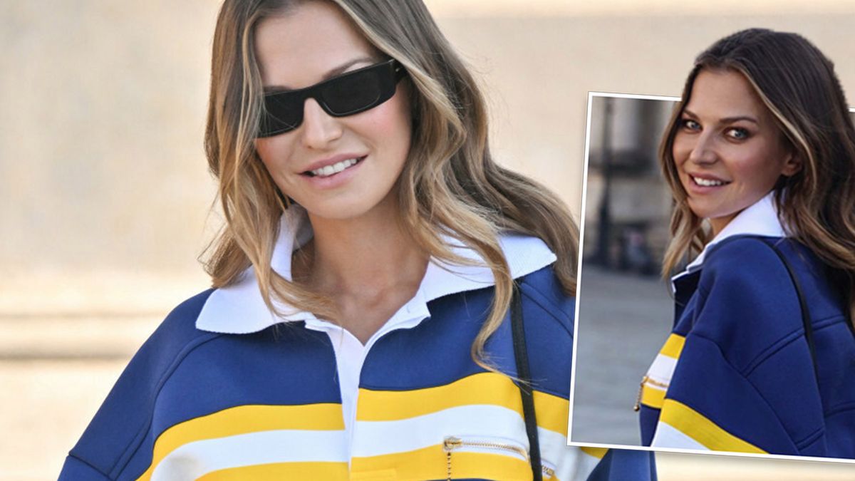 Anna Lewandowska na pokazie Louis Vuitton