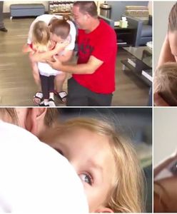 4-latka wpada w ramiona rodziców. To ich pierwsze spotkanie od porwania dziewczynki