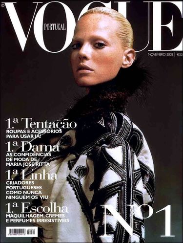 Vogue Portugal – pierwsza okładka – Marianne Schröder