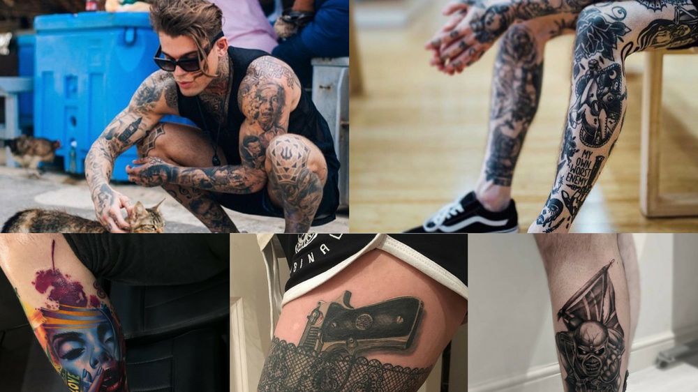 Tatuaże na nogi to coś zarówno dla kobiet, jak i dla mężczyzn