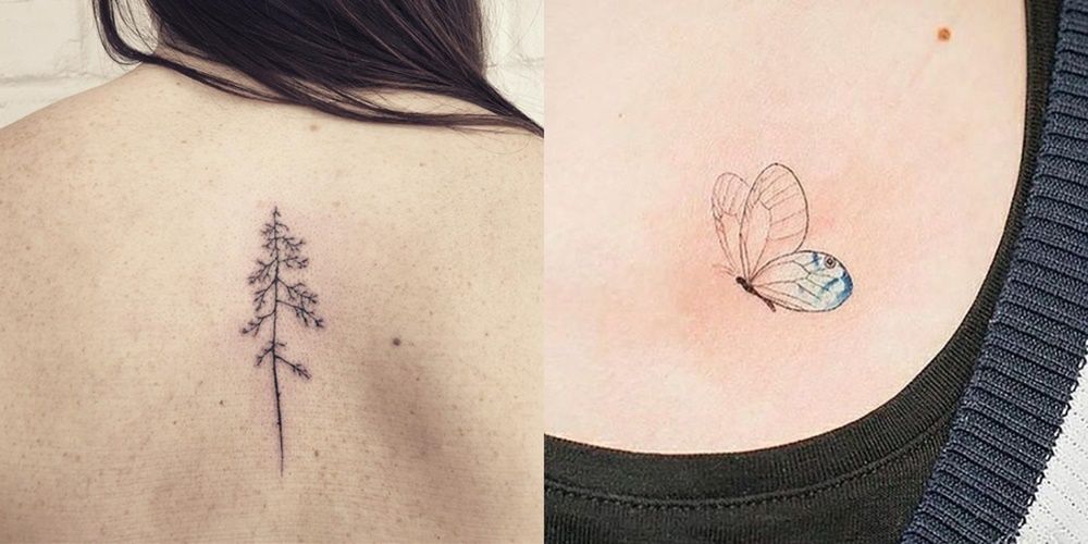 Małe tatuaże 