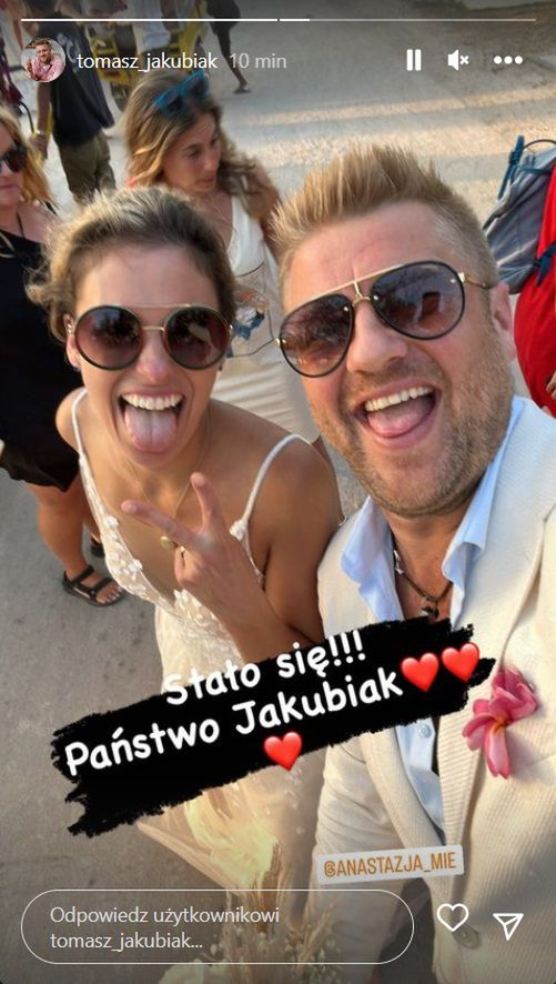 Tomasz Jakubiak wziął ślub