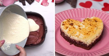 Szybki przepis na sernikobrownie. Jak zrobić? Pomysł na walentynkowy deser