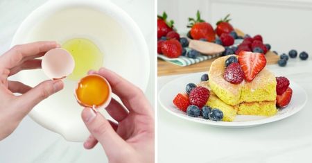 Mega puszyste pancakes jak chmurka