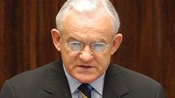 Premier Leszeka Miller w trakcie wystąpienia