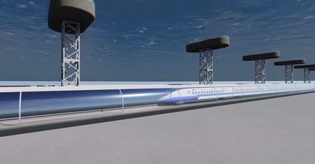 Podwodny tunel dla kolei magnetycznej. Połączy Zjednoczone Emiraty Arabskie z Indiami