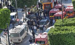 Tunis. Kobieta wysadziła się w powietrze przed hotelem