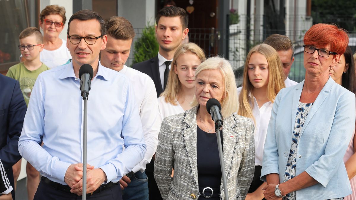 Mateusz Morawiecki, Bożena Borys-Szopa i Elżbieta Rafalska