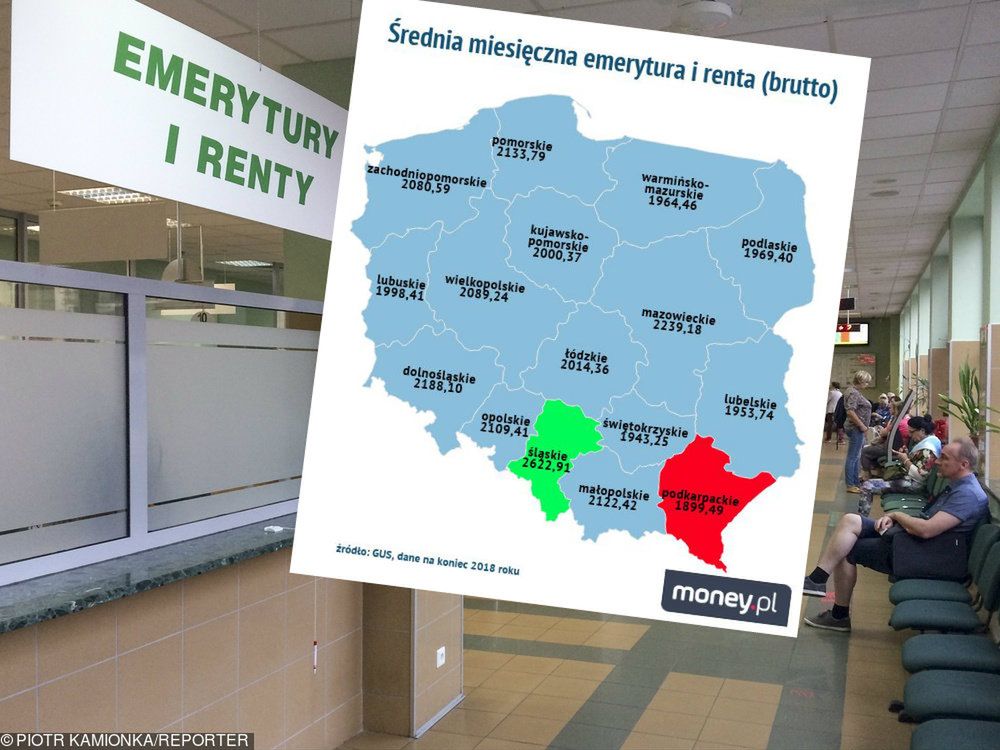 Emerytury i renty. Śląsk zawyża statystyki. Najwięcej wypłat i na największe kwoty