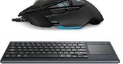 Mysz dla graczy z 12000 DPI i klawiatura do Smart TV od Logitech