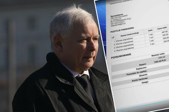 Faktura Jarosława Kaczyńskiego wg TVP, czyli co nie zgadza się w zakupach prezesa PiS