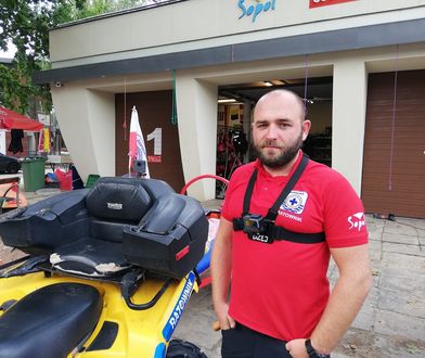 Był na dopalaczach, podtapiał innych w morzu. Pomógł sopocki WOPR