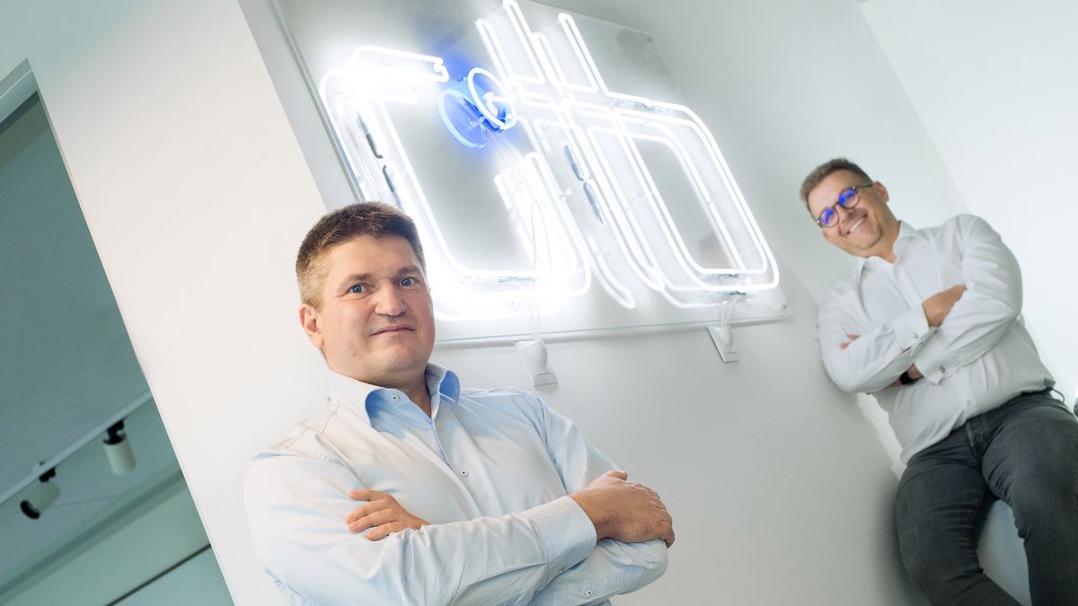 OTB Ventures chce zainwestować 100 mln dolarów w regionie. Na zdjęciu Marcin Hejka (z lewej) oraz Adam Niewiński (z prawej) - twórcy funduszu