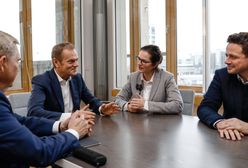 Donald Tusk spotkał się z Aleksandrą Dulkiewicz i Rafałem Trzaskowskim. "Jak zwykle ciekawa rozmowa"