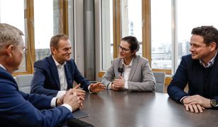Donald Tusk spotkał się z Aleksandrą Dulkiewicz i Rafałem Trzaskowskim. "Jak zwykle ciekawa rozmowa"