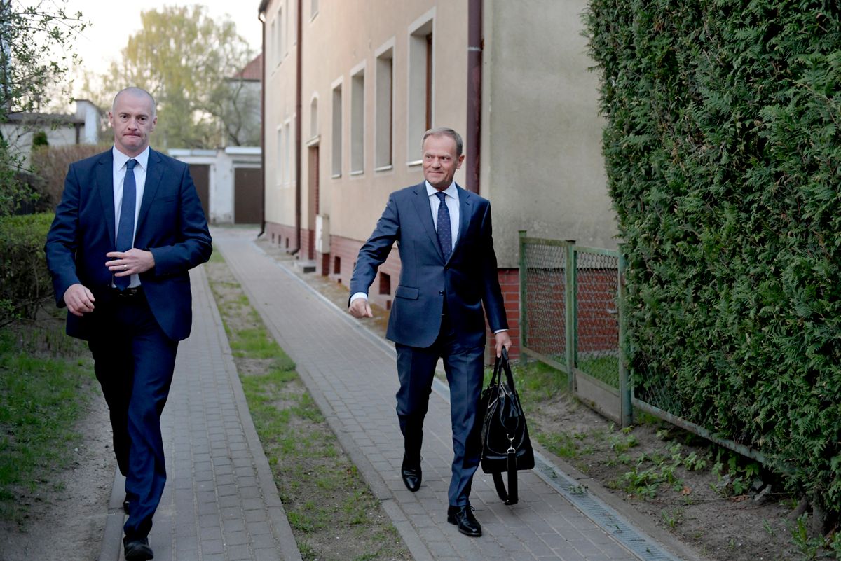 Donald Tusk jest już w sądzie