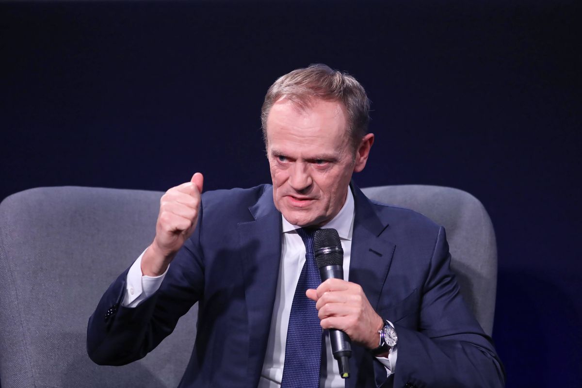 "Ten typ tak ma". Donald Tusk ostro o Jarosławie Kaczyńskim i ustawie PiS