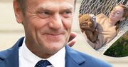 Donald Tusk szaleje z wnuczką na placu zabaw. Tak były premier postanowił spędzić urodziny