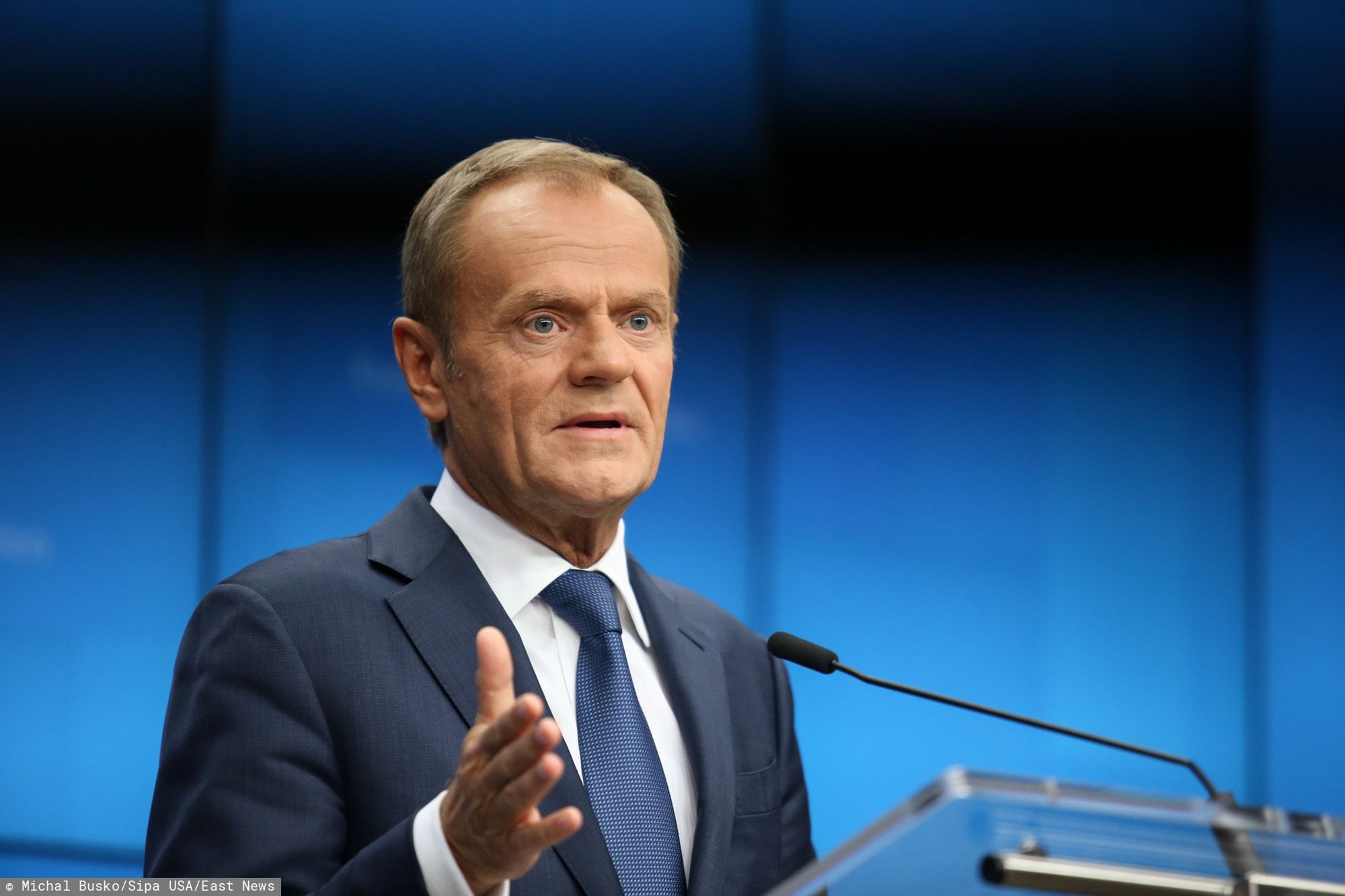 Bruksela. Przewodniczący Rady Europejskiej Donald Tusk