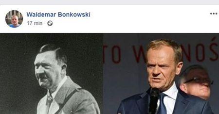 Kontrowersyjny kolaż na profilu senatora. PiS już raz reagowało
