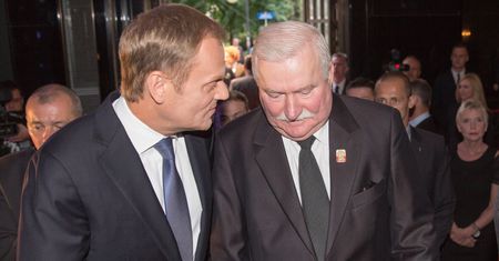 Urodziny Lecha Wałęsy. Donald Tusk przyjechał osobiście złożyć mu życzenia